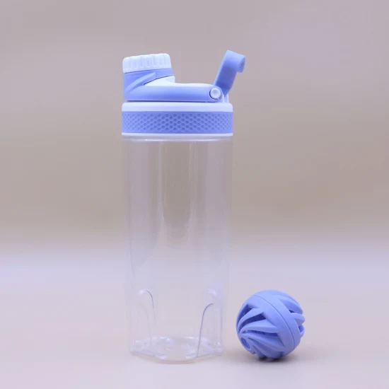 Bouteille d'eau avec shaker protéiné de 700 ml avec tamis en plastique (KL