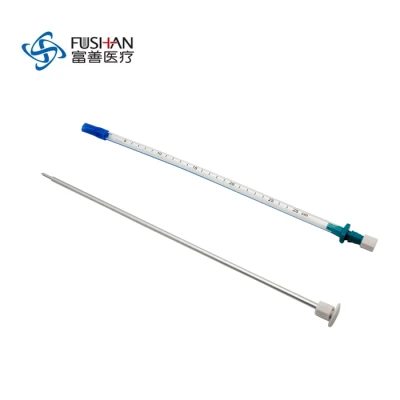 Drainage thoracique en PVC de consommables médicaux jetables de vente en gros de Chine avec une variété de modèles de trocart en aluminium